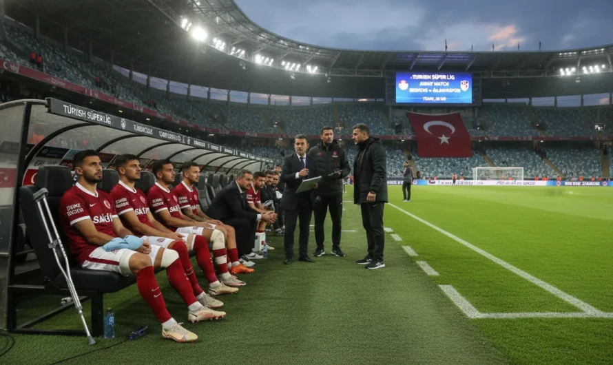 Kocaelispor’da Alanya Deplasmanı Öncesi Kadro Alarmı: 6 Eksik Var